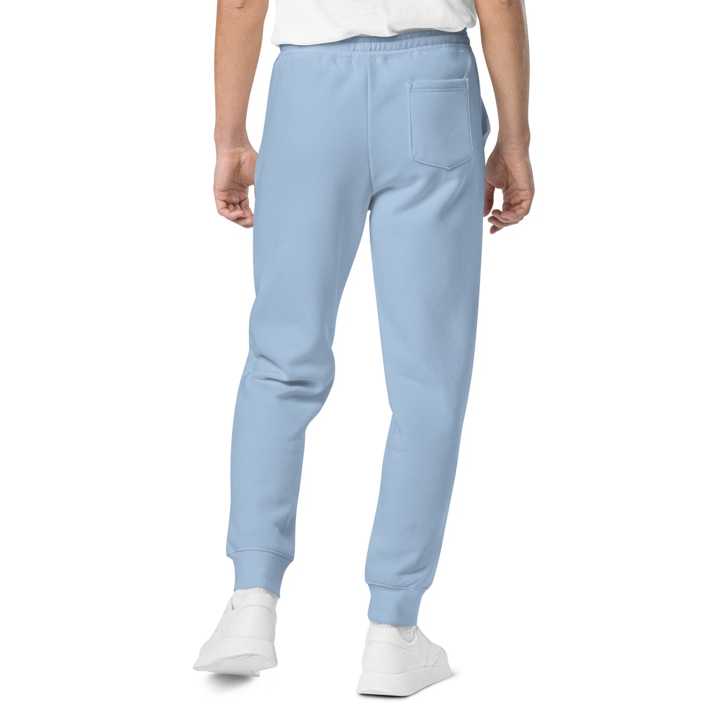 Unisex Pigment-Dyed Embroidered Sweatpants