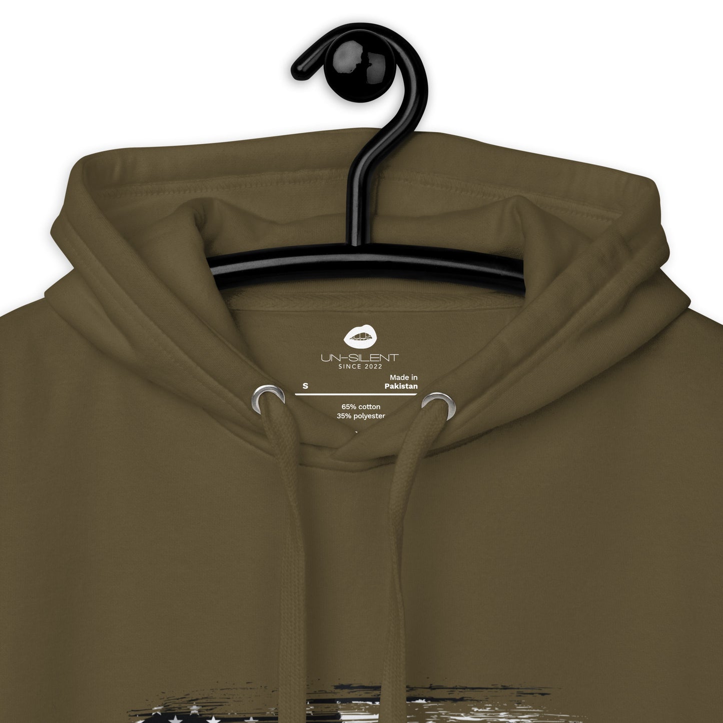 Unisex "Sacrifice" White Logo Hoodie (50% goes to Wounded Warrior Project)