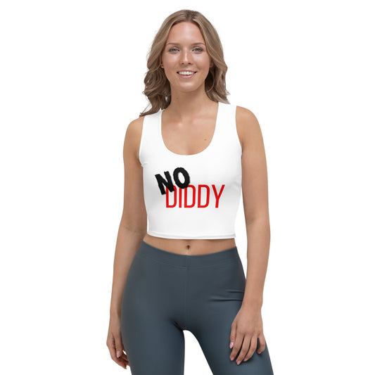 Women's "NO DIDDY" Crop Tank