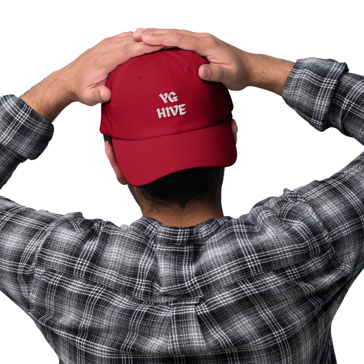 RED 400 x YG HIVE DAD HAT