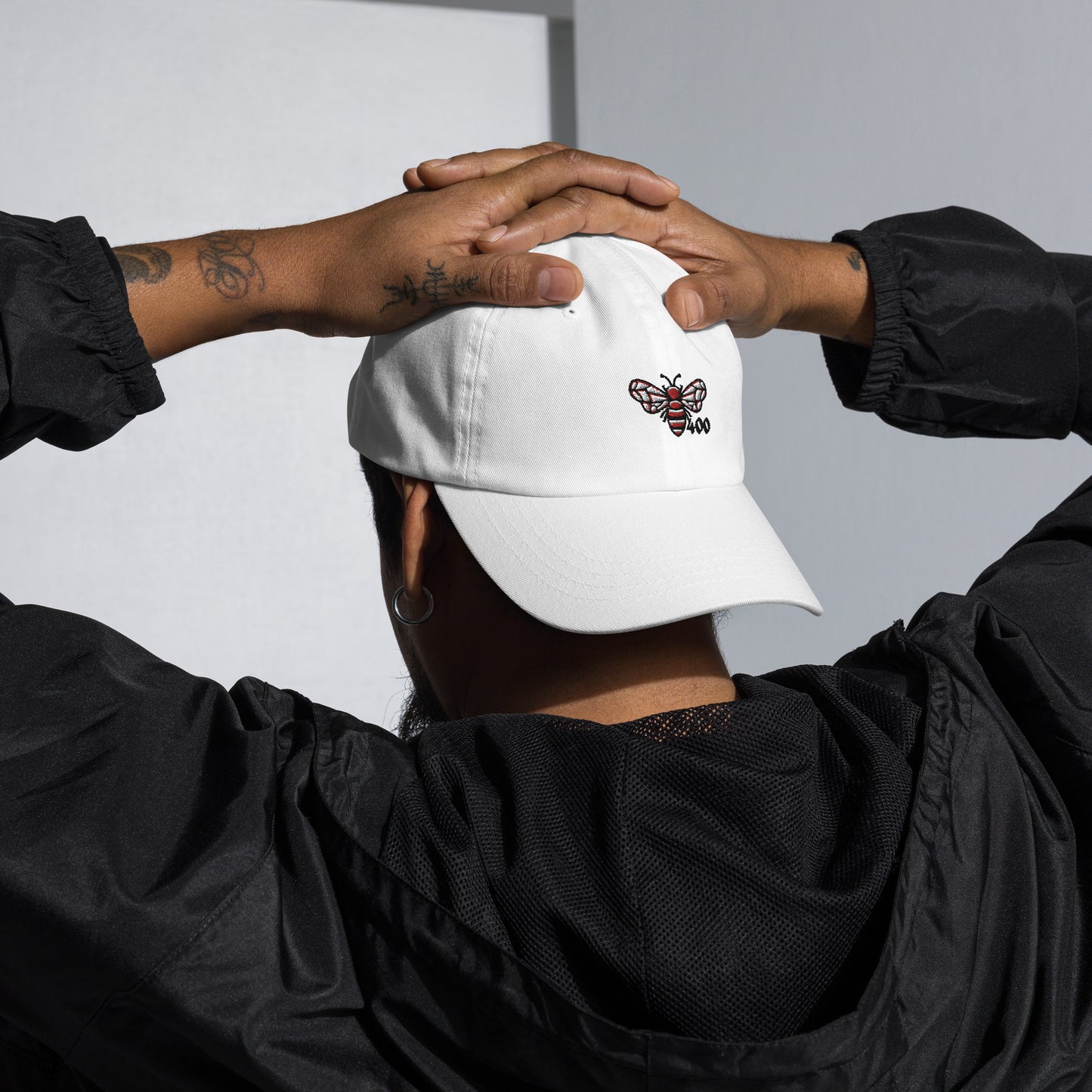 RED AND BLACK YG HIVE / 400 DAD HAT