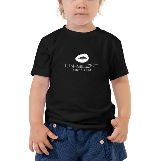 Toddler Short Sleeve White Logo Tee