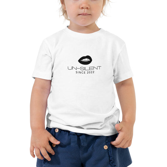 Toddler Short Sleeve Black Logo Tee