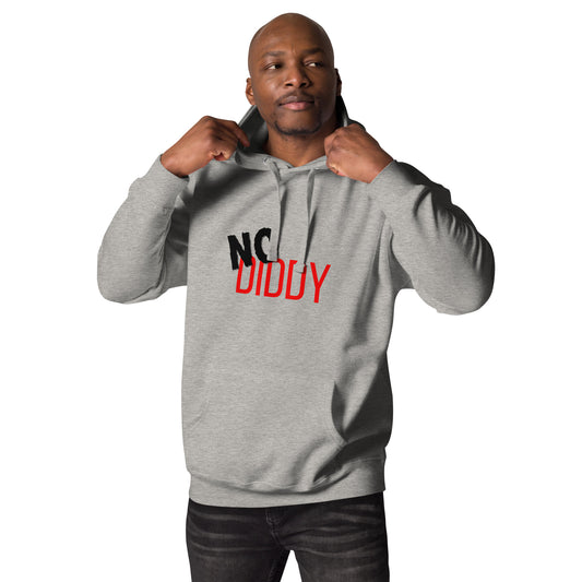 Unisex "NO DIDDY" Text Hoodie