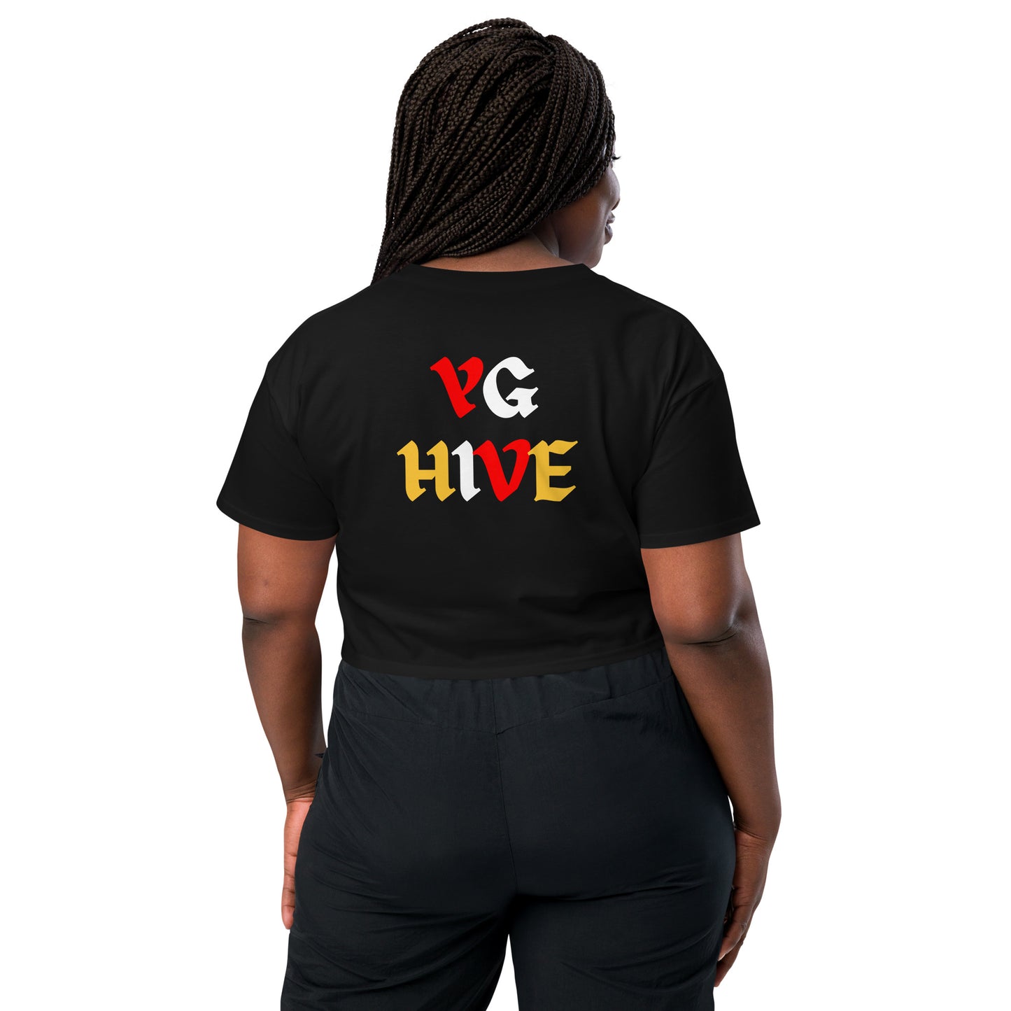 400 x YG HIVE CROP TOP